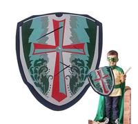Medieval Role Play Foam Toy - Foam Shield for Children, Various Battle Costume Accessories, Lightweight, Soft Role Play Toy, Safe Fun, Durable for Birthday Parties