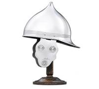 Medieval Roman Montefortino Steel Helmet Replica with Hinged Ch laps - Ancient Rome Soldier Armor Helmet for Cosplay, Reenactment, Halloween & Display Decor