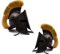 MEDIEVAL ROMAN SPARTAN HELMET KING LEONIDAS 300 MOVIE BLACK HALLOWEEN COSTUME HELMET
