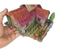Medieval Scenery - Pumpkin Cottage 28mm DND/Wargame/RPG Terrain