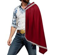 Medieval Shawl | Half Shoulder Knight Cape - Half Shoulder Cape Shawl | Cosplay Halloween Carnival Show Theme Party Home School