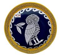 Medieval Shield Owl Design Authentic Ancient Greek Hoplite Round Shield Viking Cosplay Armor Shield Wall Decor Halloween Costume