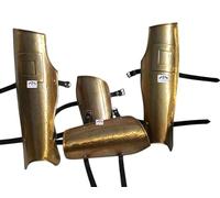 Medieval Spartan Leg Greaves & Bracers, 300 Movie Armor, Antique Brass King Leonidas Bracers and Greaves Armor Set, Steel LARP Armor, SCA Armor Fully Functional Greek Roman Leg Armor & Arm Guard Set