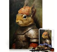 Medieval Squirrel Jigsaw for Teenagers 1000 Pieces Calm Daily Fine Cut Joyful Challenge (38x26cm)