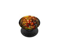 Medieval Stained Glass St George Lion PopSockets Adhesive PopGrip