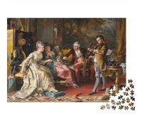 Medieval Style Jigsaw Puzzle 1000 Pieces Recycled Paper Classical Art Jigsaw Puzzles Educational Game Challenge Fun Family Game for Adults And Age 10 52x38cm/1000pcs