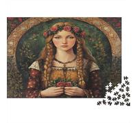 Medieval StylePuzzles 1000 Pieces for Adults for Adults 1000 Piece Puzzle Educational Challenge Games Home DecoratioGoddess of Courtship