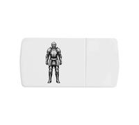 'Medieval Suit of Armour' Pill Box with Tablet Splitter (PI00034874)