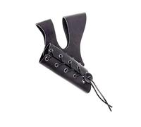 Medieval Sword Dagger Frog Scabbard Vintage for Knight Pirate Stage Black, 16.5x8 cm
