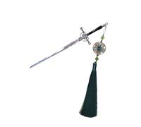 Medieval Sword Hairpin - Alloy Metal Tassel Hair Clip, Elegant Viking Jewelry Hair Adornment for Cosplay, Renaissance Fairs, Weddings, Daily Use | Adjustable Secure Hairpin for Women’s Medieval