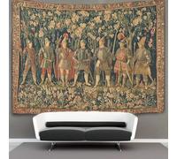 Medieval Tapestry Figure Painting Decor Tapestry,knight Wall Art Tapestries Wall Hangings for Living Room Bedroom Dorm 180cmx230cm