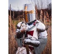 Medieval Templar Knight Half Body Set Armour Cosplay Halloween Suit Armor LARP