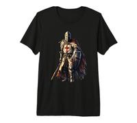Medieval Templar Knight & Holy Crusader Warrior Premium T-Shirt