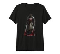 Medieval Templar Knight & Holy Crusader Warrior Premium T-Shirt