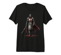 Medieval Templar Knight & Holy Crusader Warrior Premium T-Shirt