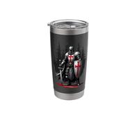 Medieval Templar Knight & Holy Crusader Warrior Stainless Steel Insulated Tumbler
