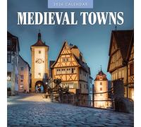 Medieval Towns - 2026 Square Wall Calendar - by Red Robin Publishing