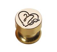 Medieval Traditional Twelve Series Wax Seal Stamp Brass Head Wooden Handle Stamps For Card/Envelope/Gift Lacquer Seal