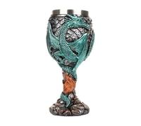 Medieval Tumbler - Dragon Chalice | Medieval Dragon Pattern Stainless Steel Wine Chalice, Medieval Tumbler, Safe And Original Medieval Cup For Daily Use And Decoration