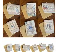 Medieval Valentine’s Cards with Envelopes, Funny Medieval Meme Valentine Cards with Weird Guys, Medievals Card with Kraft Envelopes, Unique Humorous Greeting Card for Boyfriend, Girlfriend (ALL)