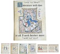 Medieval Valentine's Cards,Funny Medieval Love Car with Handwritten Manuscript Art,Valentine's Card with Medieval Charm & Modern Humorfor Couples &Medieval Art Enthusiasts (Forever More)