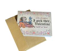 Medieval Valentines Cards, Old English Meme Greeting Cards, Vintage Manuscript Style Humorous Romance Cards For Couples, Valentines Day And Anniversary Card Set (B)