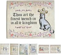 Medieval Valentine's Cards - Valentine's Card with Medieval Charm & Modern Humor, Funny Medieval Love Card with Vintage Art Style, Ideal for Couples and Medieval Art Enthusiasts (Style B)