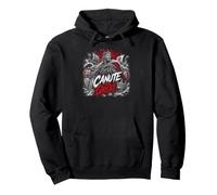 Medieval Viking King CANUTE THE GREAT North Sea Empire Pullover Hoodie
