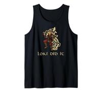 Medieval Viking Mythology - Norse Trickster God Loki Tank Top