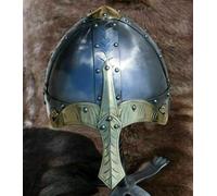 MEDIEVAL VIKING NORMAN NoSAL HELMET BRASS DELUXE BATTLE READY VIKING HELMET