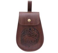 Medieval Vikinges Leather Belt Pouch Fanny Pack Renaissance Costume Accessories Halloween Vikinges Costume Accessories