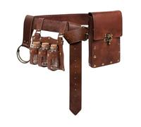 Medieval Vikings Removable Belt Pu Hook Strap Renaissance Costume Accessories Halloween Viking Costume Accessories for Men
