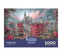 Medieval Village_ Jigsaw Puzzles Puzzles for Adults Kids. 1000 Piece Great Gifts Challenge Toy Educational Games Home Decoration for Educational Games Gifts 70x50cm/1000pcs