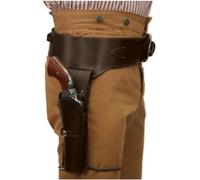 Medieval Vintage Pistol Holster PU Leather Waist Pistol Holster Steampunk Style Revolver Holster For Halloween Cosplay Costume Waist Accessories(Color:Brown)