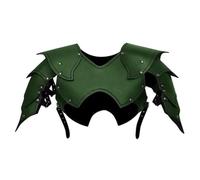 Medieval Vintage Shoulder Armour Knight Ranger Leather Rivets Patchwork Breastplate Shoulder Armour Cosplay Festival Stage Costumes Armour Props