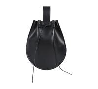 Medieval Waist Bag - Medieval Waist Bag - Portable Vintage Renaissance Drawstring Bag - Waist Bag for Leisure, Hiking, Cosplay, Women and Men, Leather Waist Bag -, Black Belt Bag, see description, See