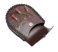 Medieval Waist Bag, Medieval Waist Bag - PU Leather Change Wallet | Portable Waist Bag, Phone Holder, Belt Purse for Men, Renaissance Accessories, Fbg201cf, Se référer au descriptif, Refer to