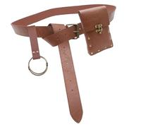 Medieval Waist Pack Vintage Belt Pouches Waist Bag LARP Renaissances Costume Accessories Women Men Leather Fannys Pack LARP Bag