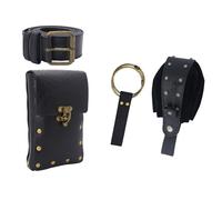 Medieval Waist Pack Vintage Belt Pouches Waist Bag LARP Renaissances Costume Accessories Women Men Leather Fannys Pack
