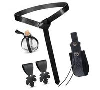 Medieval Wallet Belt with Coin Purse Skirt Hikes for Adult Costume Masquerades Party Dressingup Waist Decors Pouch Belt