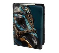 Medieval War Horses Passport Holder5.5 in - Genuine leather, unisex - Folding passport holder
