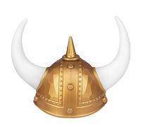 Medieval Warrior Helmet Hat For Adult Theme Parties Viking Helmet With Horn For Stage Performances Parties Props Roleplay Comfy Elegant