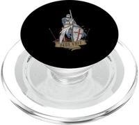 Medieval Warrior Holy Knight Templar Deus Vult Vintage PopSockets PopGrip for MagSafe