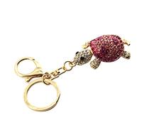 Medifier Stylish Cute Key Chains Keychain cute for Car Keys for Women Girls Charms Sparkling Keychains Keys Ring with Rhinestone Pendant for Handbag Purse animal Turtle Shape