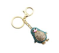Medifier Stylish Cute Key Chains Keychain for Car Keys for Women Girls Charms Sparkling Keychains Keys Ring with Rhinestone Pendant for Handbag Purse Penguin Shape