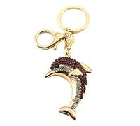 Medifier Stylish Cute Key Chains Keychain for Car Keys for Women Girls Charms Sparkling Keychains Keys Ring with Rhinestone Pendant for Handbag Purse Dolphin Shape
