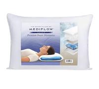 Mediflow Elite Down-Alternative Water Pillow - Adjustable Orthopaedic Neck Support - Side, Back & Front Sleepers (Single)