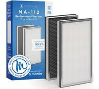 Medify MA-112 Replacement Filter | for Allergens, Wildfire Smoke, Dust, Odors, Pollen, Pet Dander | 3 in 1 with Pre-filter, H13 HEPA, and Activated Carbon for 99.9% Removal | 1-Pack