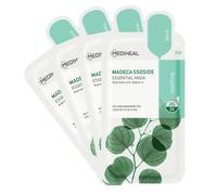 Mediheal Best Essential Mask Hydrating Moisturizing Calming Soothing Lifting (Madecassoside 4 Pack)