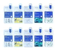 Mediheal Dermaplus Sheet Mask 10PC - Birch, Cica, Hyaluronic Acid, Aloe, Heartleaf - 5 Random Variants, 2 Pieces Each - Korean Skincare Set, Beauty Gift for All Skin Types